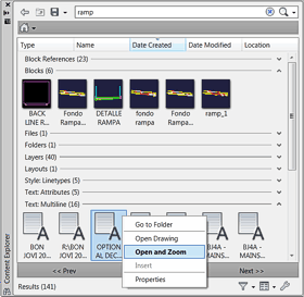 AutoCAD 2012 - Content Explorer