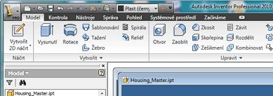 Inventor 2010 - Ribbon
