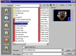 AutoCAD - open