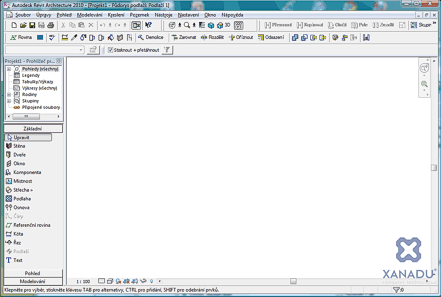 Revit 2010 old UI - klepnte pro vt