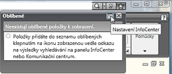 Nastaven InfoCenter - AutoCAD 2009