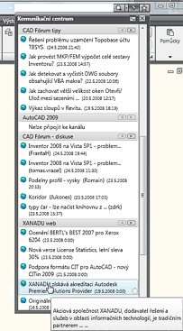 Displaying content - AutoCAD 2009