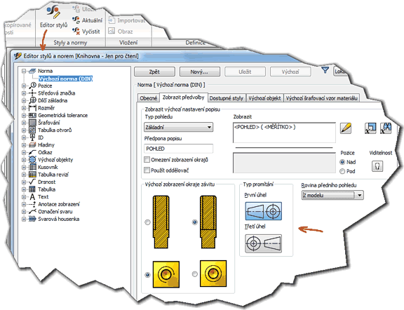 Inventor - projection type (CZ version)