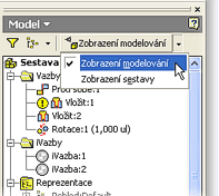 Zobrazen modelovn