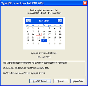 Vypjen sov licence 2005