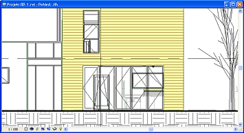 Elevation - switched off windows