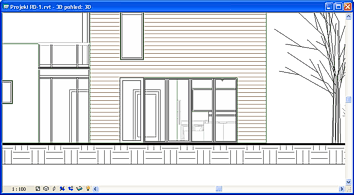 Elevation - translucent windows