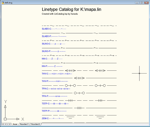 Autocad Line Types