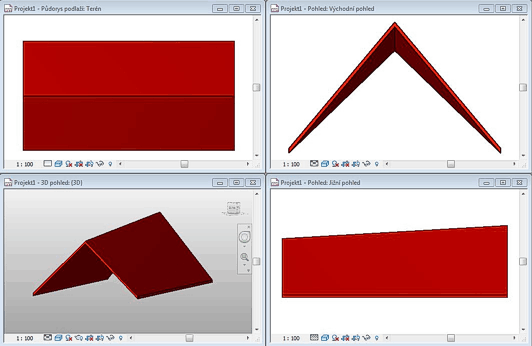 Revit - zborcen stecha