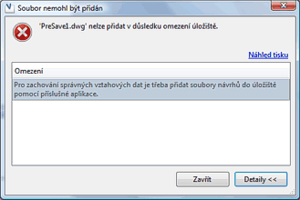 Vault - nelze přidat