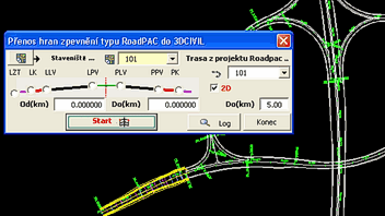 RoadPAC zpevn�n� - Civil 3D