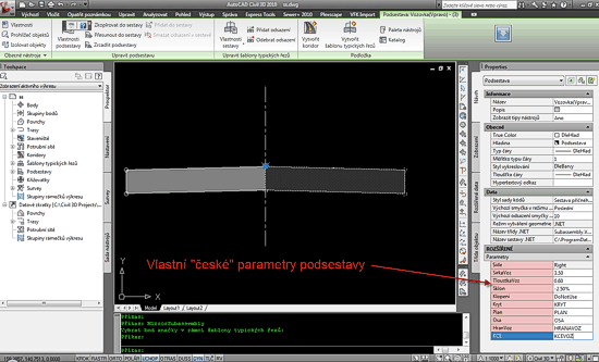 Subassembly Studio - vlastnosti podsestavy (klepn�te pro v�t��)