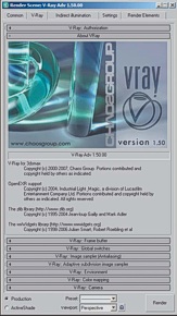 Nastaven� V-Ray