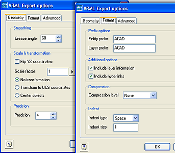 Click to view VRML Export 2010 screenshot