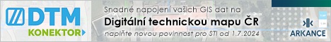 DTM Konektor - napojte vae GIS data na Digitln technickou mapu ČR