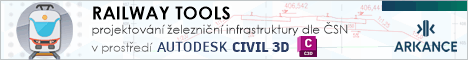 Railway Tools - projektovn eleznic v Civil 3D