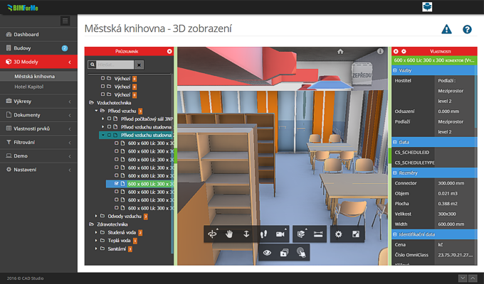 BIMForMe - zobrazen BIM modelu