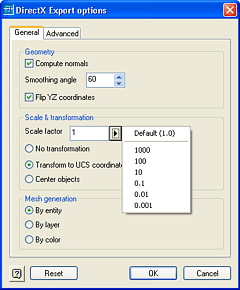 DirectX options