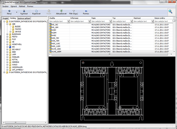 ecscad-control center