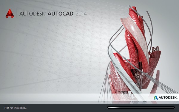 AutoCAD 2014 inicializace