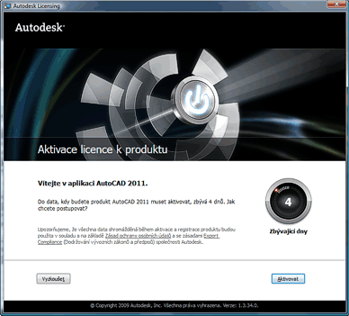 License activation (CZ version)