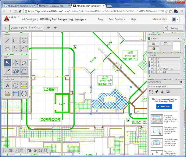 AutoCAD 360 web