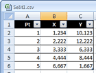 Excel table