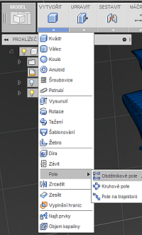 Fusion 360 - Czech menu