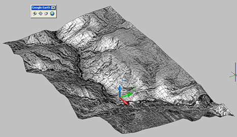 Grand Canyon from Google Earth