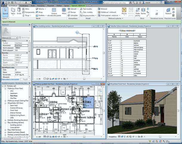 Revit LT 2014 CZ - kliknte pro vt