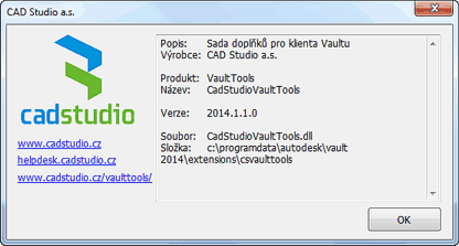 VaultTools About