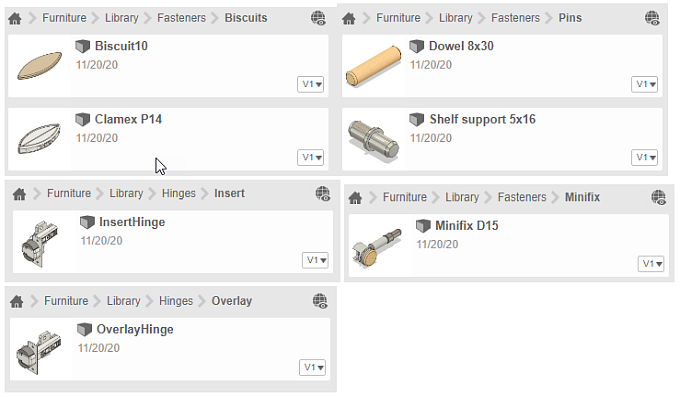 Fixture library Library