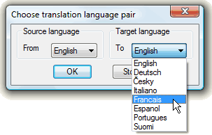 gTrans - translation pairs