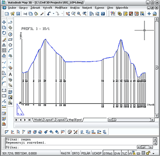 Map3Dprofile graph