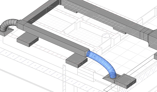 Revit MEP - potrub