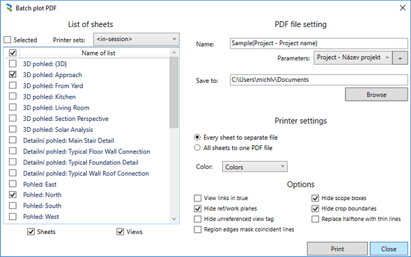 Revit Tools - Publish PDF