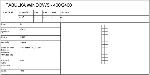 Revit Tools - Elements Legend - result