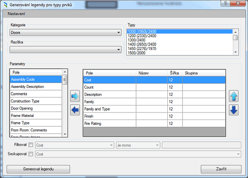 Revit Tools - Type Legend