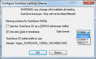 SureSave naming